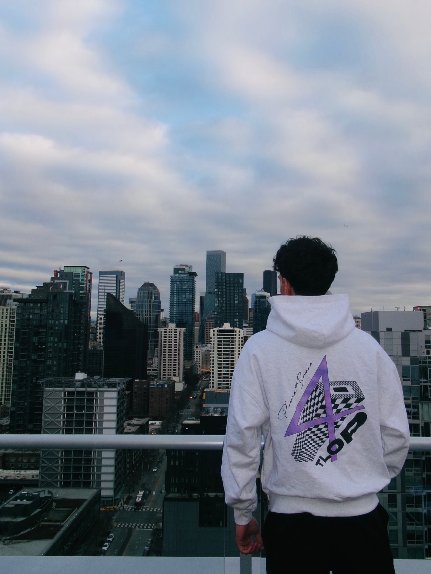The Life of Pi'erre 4 Zip Up - Light Grey