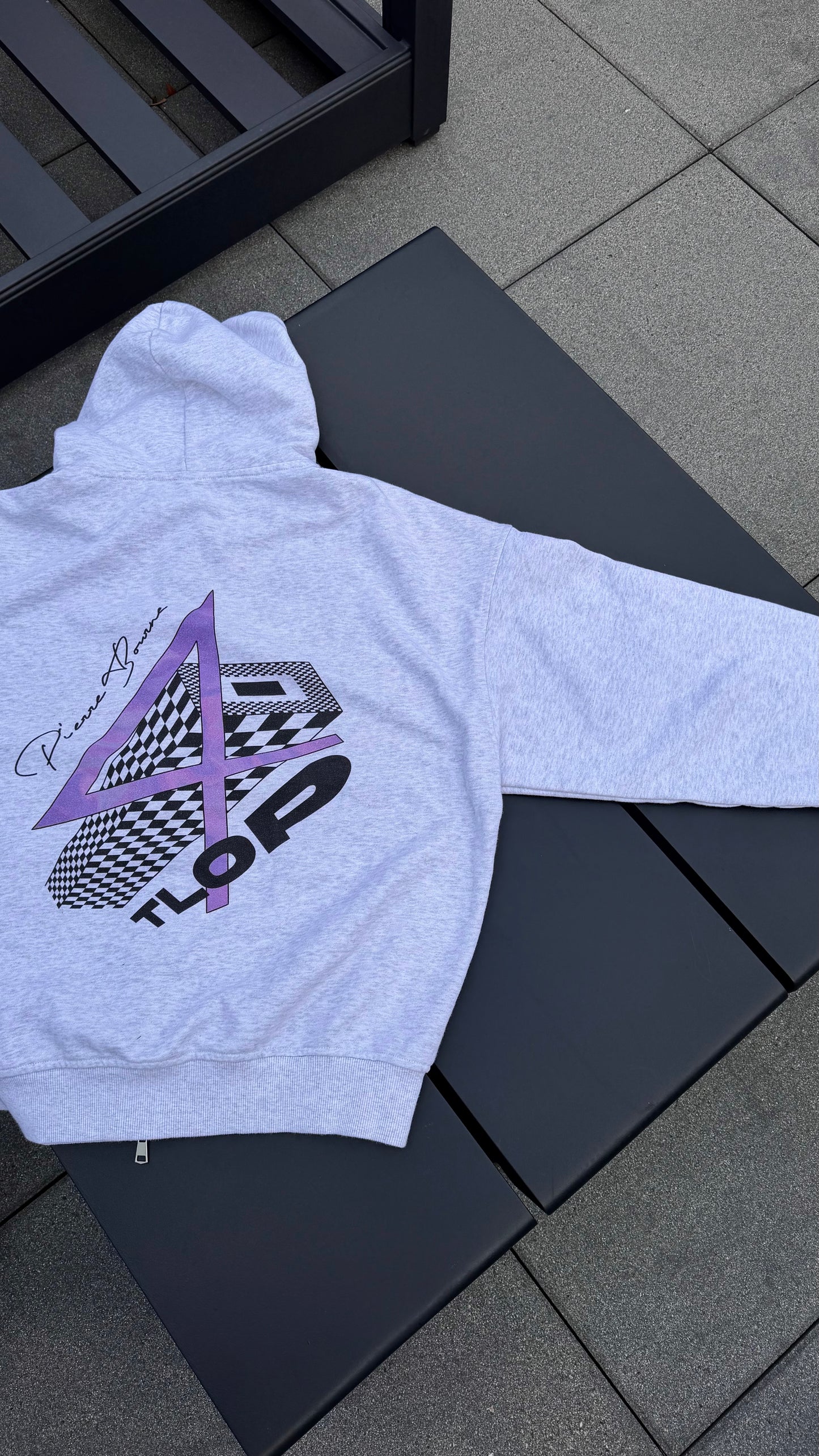 The Life of Pi'erre 4 Zip Up - Light Grey