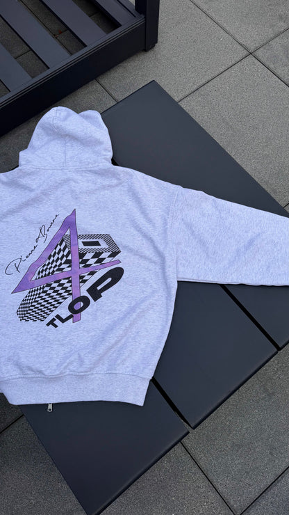 The Life of Pi'erre 4 Zip Up - Light Grey