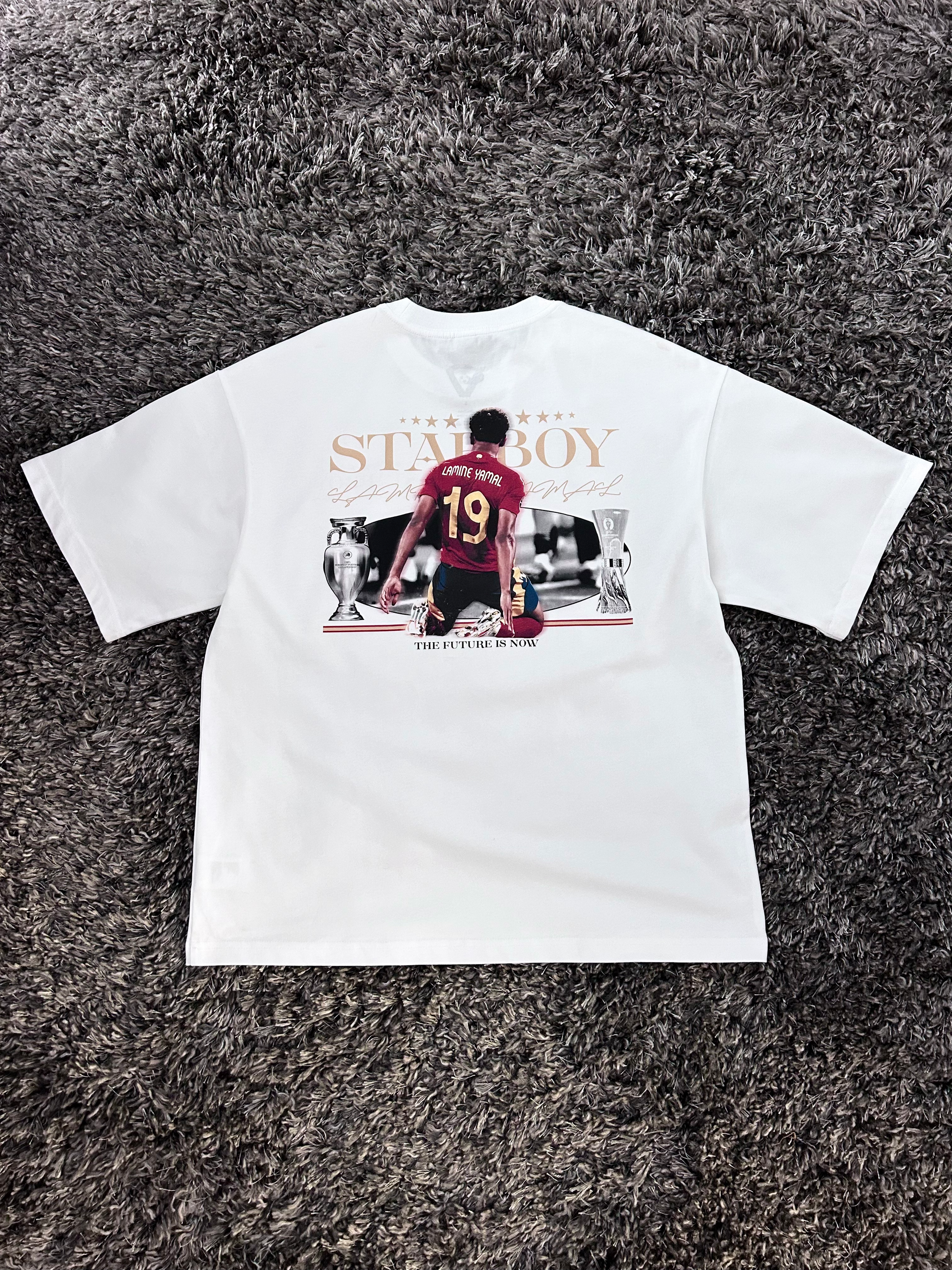 Lamine Yamal Shirt - White – VK DESIGNS Lamine Yamal Shirt - White – VK DESIGNS