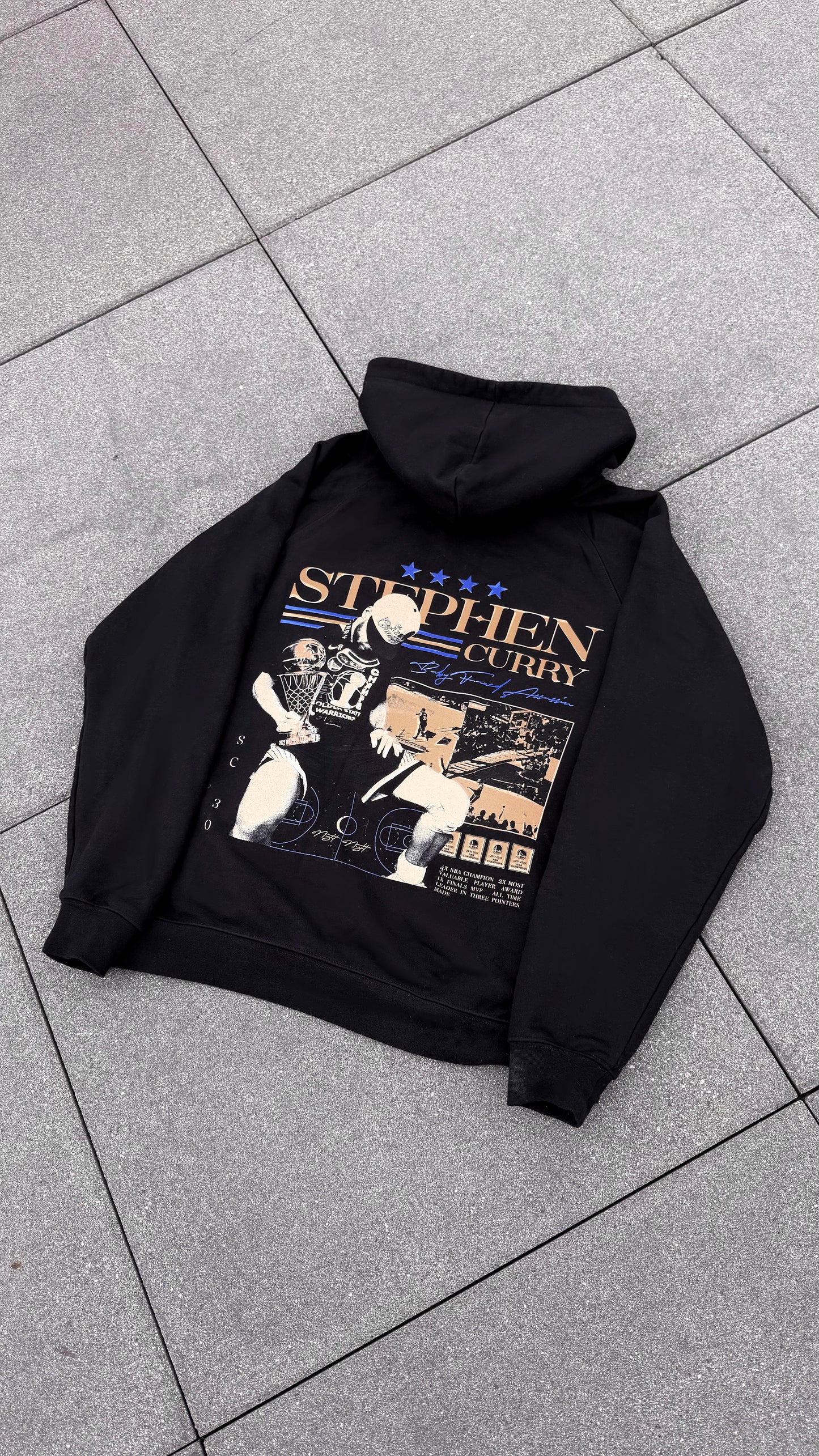 Steph Curry Hoodie - Black