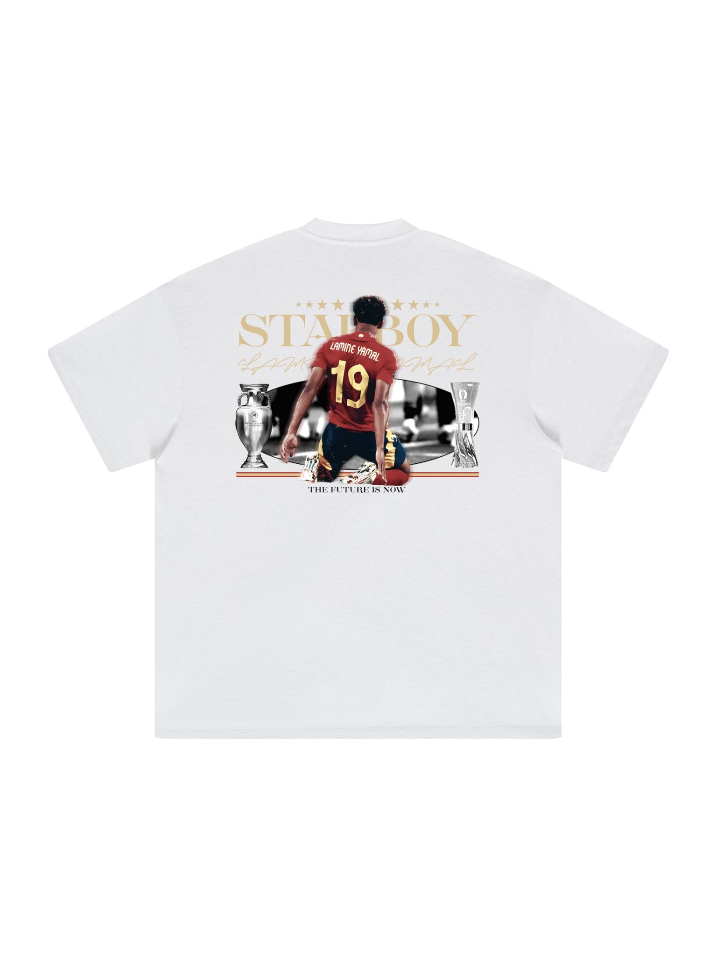 Lamine Yamal Shirt - White – VK DESIGNS Lamine Yamal Shirt - White – VK DESIGNS